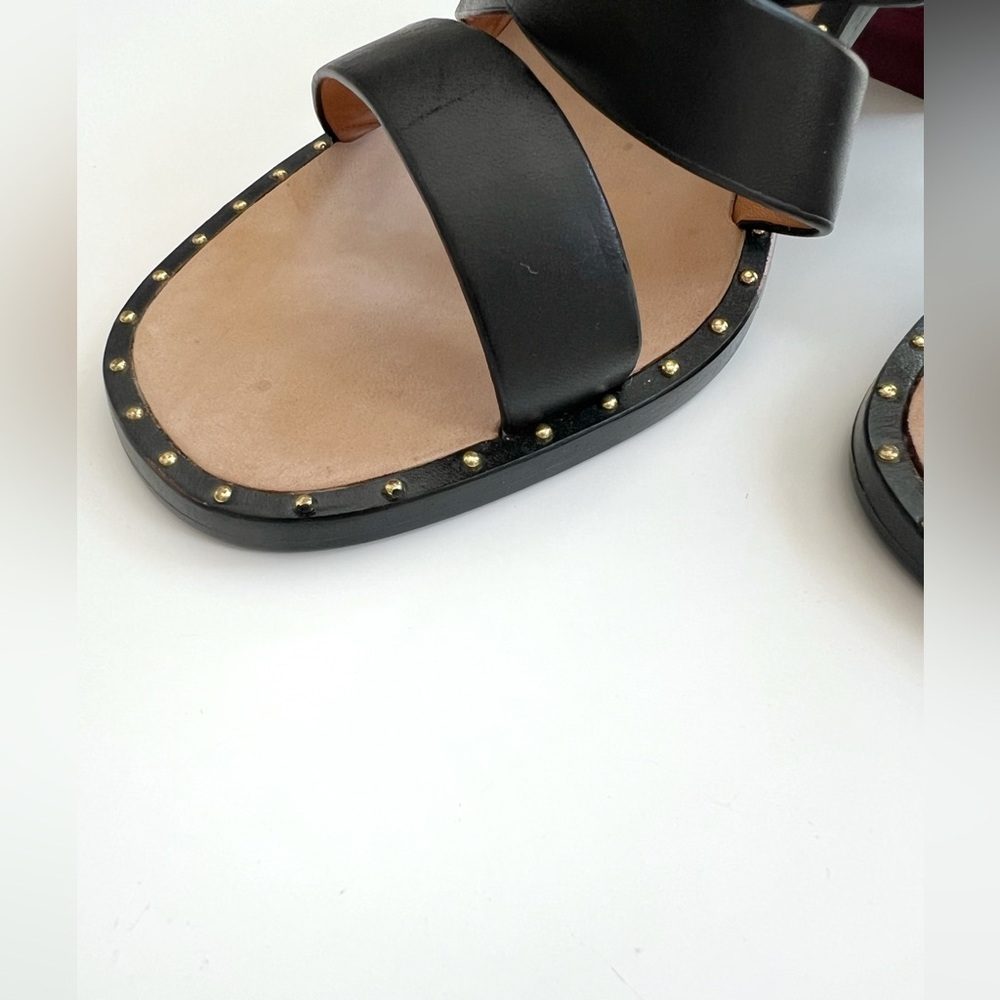 NWOB Joie Onfer Black Wrap Sandal Size 6 (36) - Picture 4 of 7